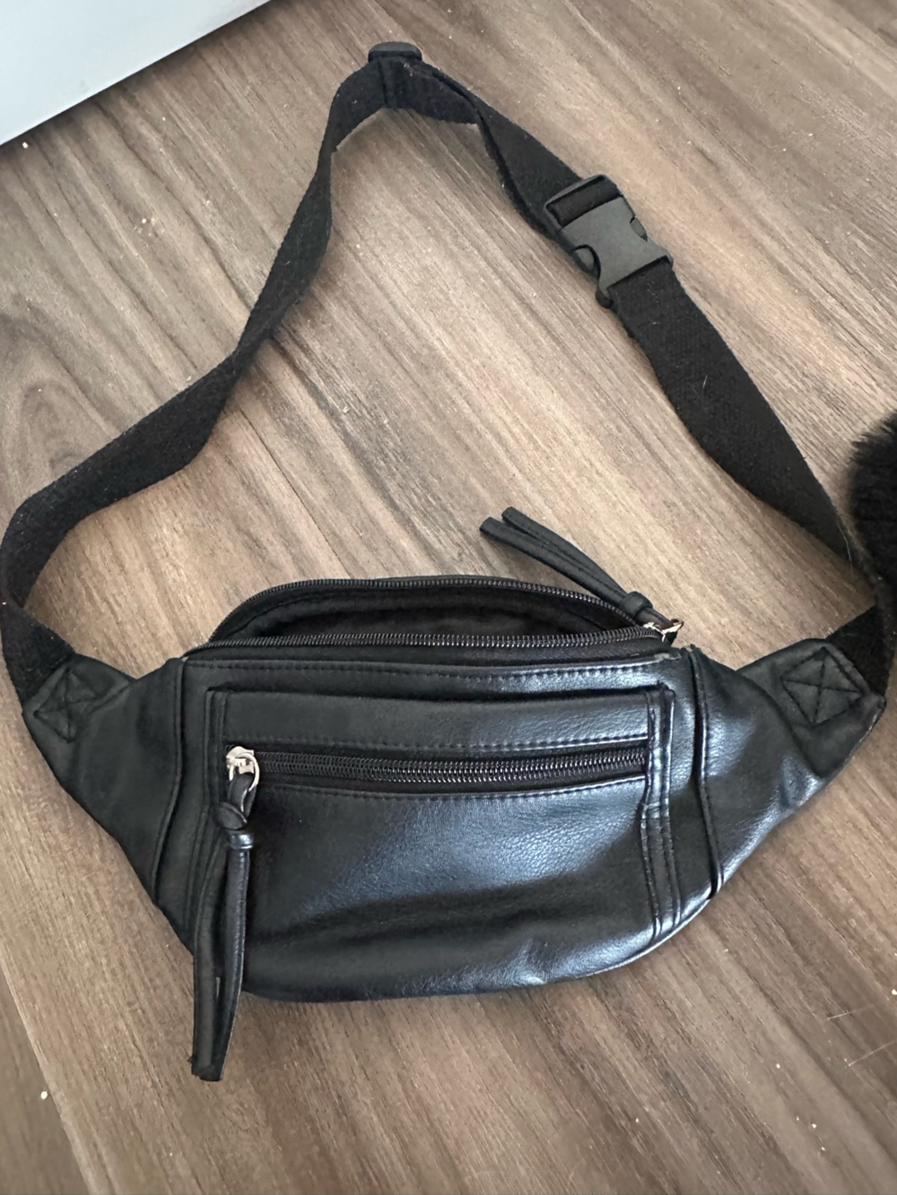 Wild Fable Black unisex Waist Bag / Fanny Pack